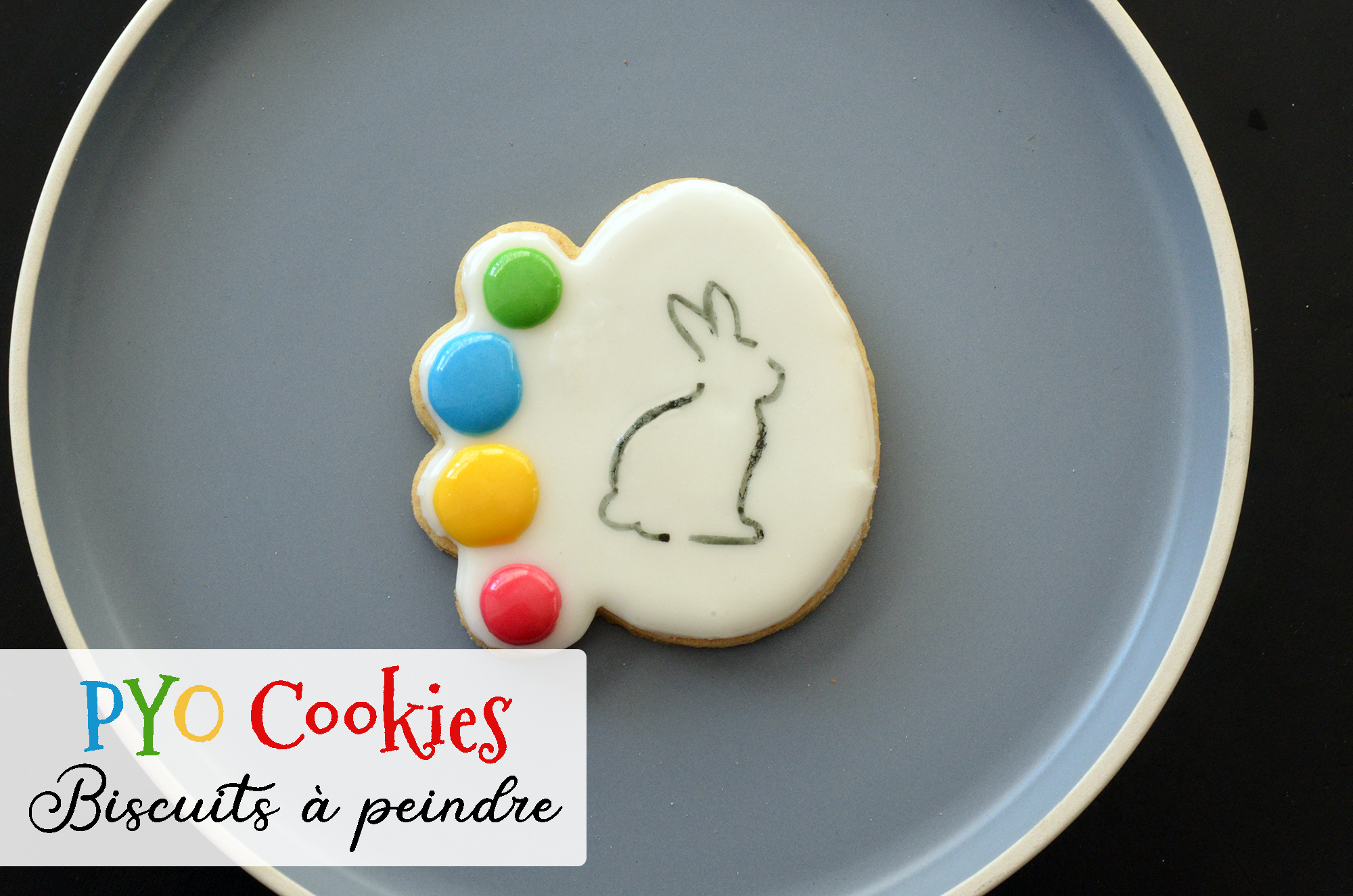 PYO Cookies - Biscuits à peindre - Paint Your Own Cookie