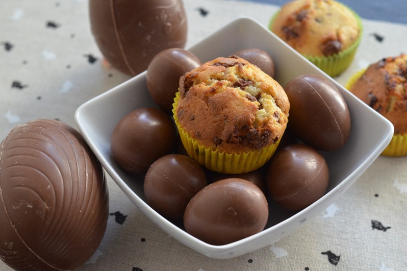 Photo Muffins aux chocolats de Pâques