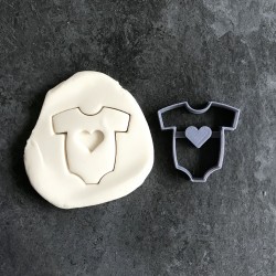 Onesie cookie cutter
