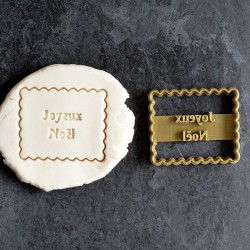 Petit Beurre "Joyeux Noël" cookie cutter