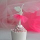 Ballerina Cake Topper - Dance Cupcake Topper