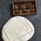 100 Numbers cookie cutter