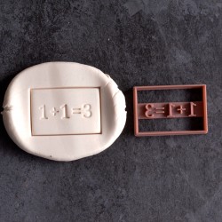 1plus1 make 3 cookie cutter