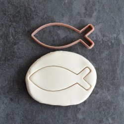 Ichtus Fish cookie cutter