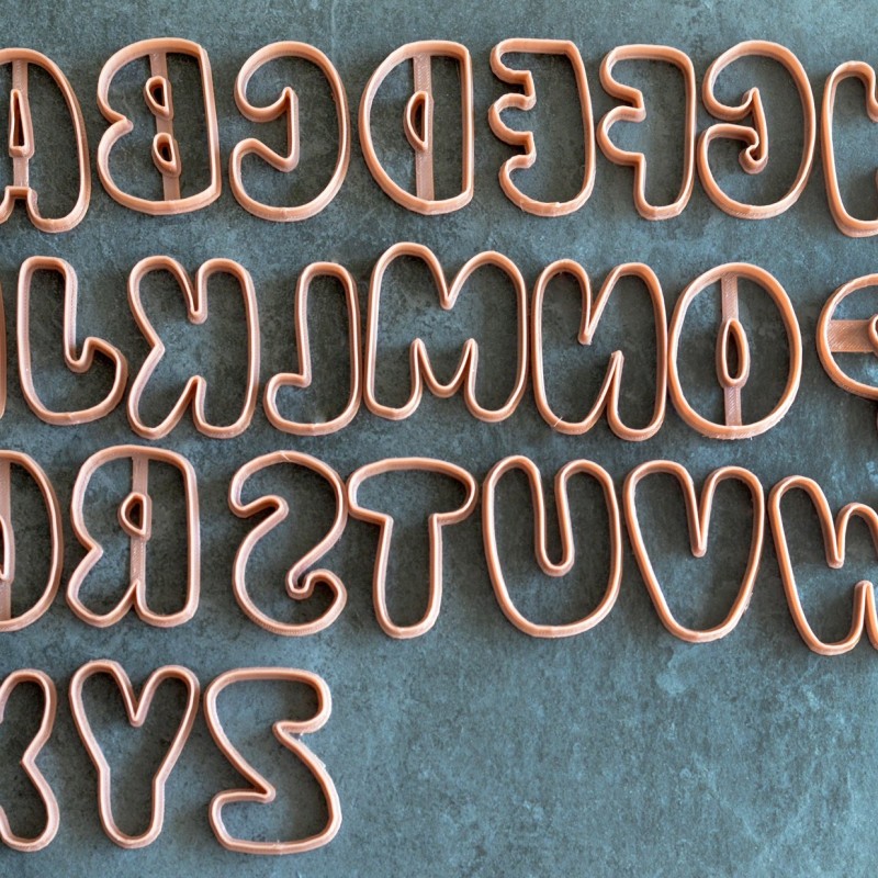 Emporte-pièce Lettre Alphabet - La Boîte à Cookies