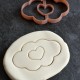 Cloud and Heart cookie cutter