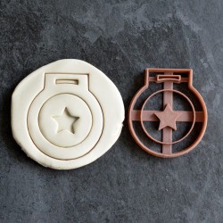 Star Medal cookie cutter
