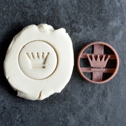 Crown Circle cookie cutter
