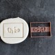 Square cookie cutter with name - Personalized