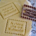 Petit Beurre "Plus que le chocolat" cookie cutter