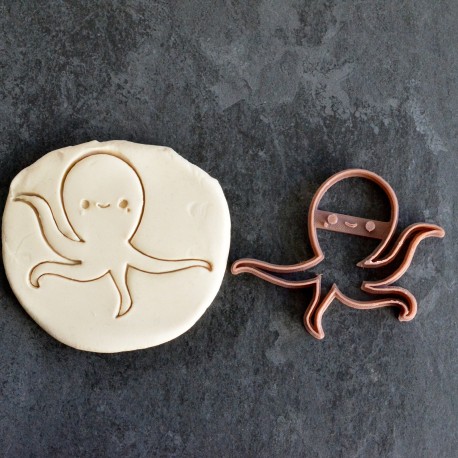 Octopus cookie cutter