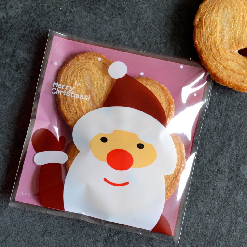 Sachets pour biscuits et confiserie Père Noël V1 La Boîte à Cookies