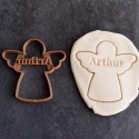 Custom Angel cookie cutter with name