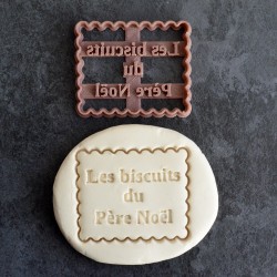 Petit Beurre "Biscuits du Père Noël" cookie cutter