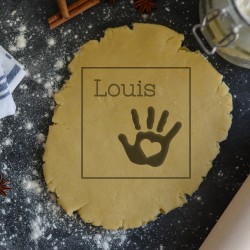 Custom Baby Hand cookie cutter with Name