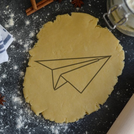 Paper Plane Origami cookie cutter
