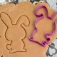Funny Rabbit cookie cutter- Rounded