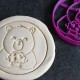 Bear and muffin cookie cutter