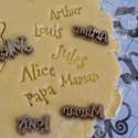 Stamp custom cookie cutter Name Circus - Personalized
