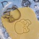 Egg and Rabbit cookie cutter