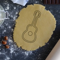 Guitar cookie cutter