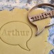 Comic bubble cookie cutter - personalized with name