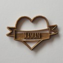 Maman Tattoo heart cookie cutter