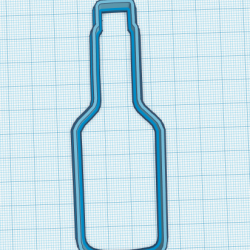 Bottle cookie cutter - 10 cm