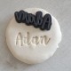 Stamp custom cookie cutter Name - Personalized - Adan design