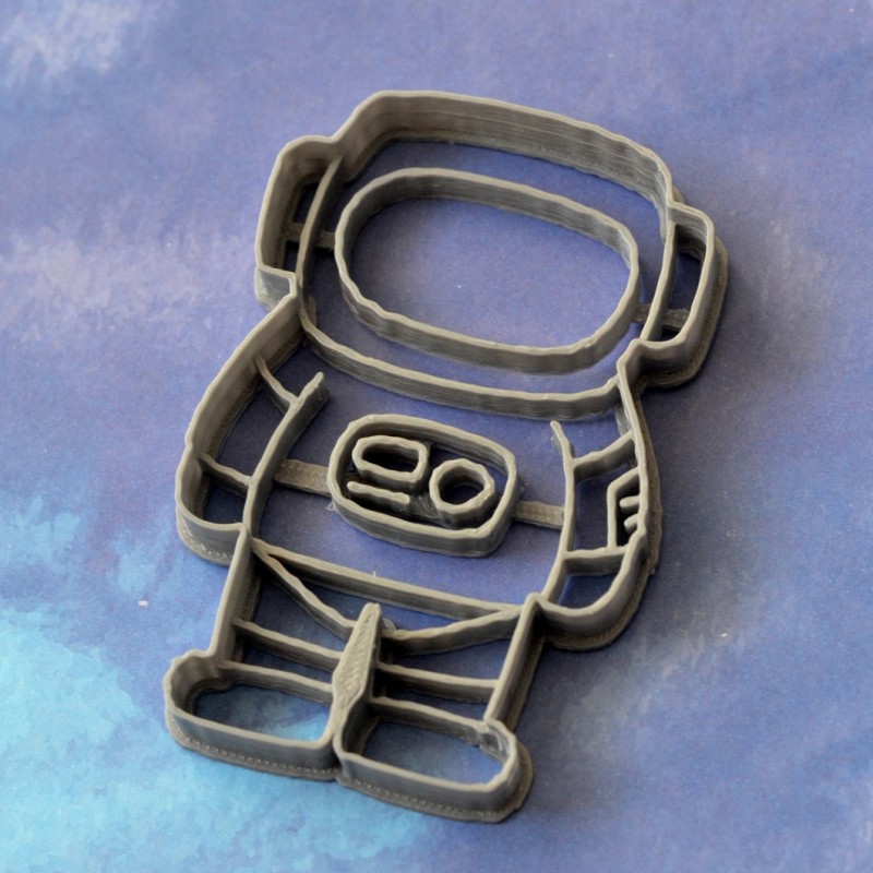 Emporte-pièce Astronaute en inox 8cm