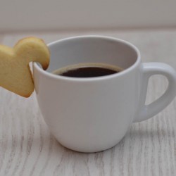 Heart cookie cutter - To hang on a mug