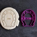 Custom Horseshoe cookie cutter - Personalized