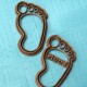 Custom Baby Foot cookie cutter with name
