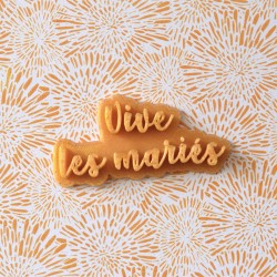 Vive les mariés Cookie Stamp