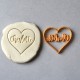 Custom Heart cookie cutter - Personalized with name