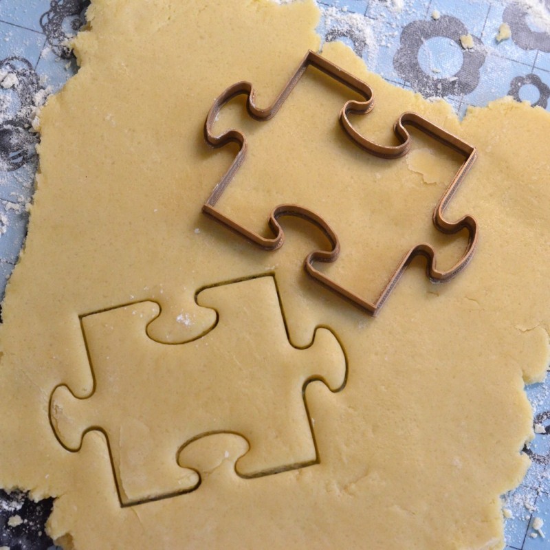 Emporte-pièces puzzle 4 pièces emporte-pièces cookie cutter pour