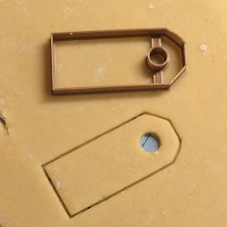 Emporte-pièce Étiquette Cadeau