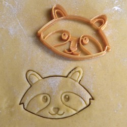 Raccoon cookie cutter
