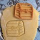 Treasure chest cookie cutter