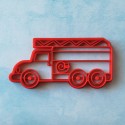 Fireman truck cookie cutter