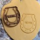 Custom Lucky Horseshoe cookie cutter - Personalized