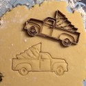 Christmas truck cookie cutter