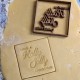 Holly Jolly Christmas cookie cutter