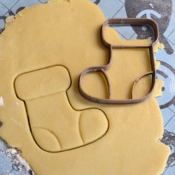 Christmas stocking cookie cutter