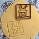 Christmas Chimney cookie cutter - Square