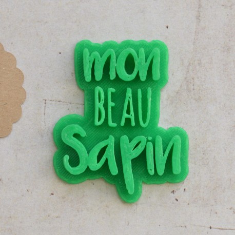 Mon Beau Sapin Cookie Stamp