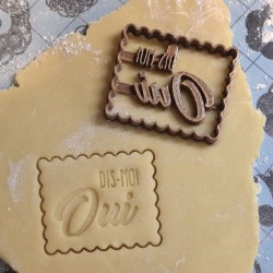 Petit Beurre "Marry Me ?" cookie cutter - Wedding