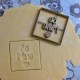 Be Mine cookie cutter - Square