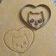 heart cat cookie cutter