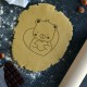Heart Bear cookie cutter